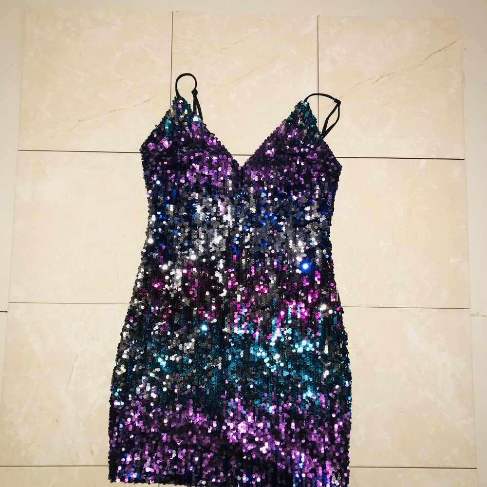 Sequin short party dress